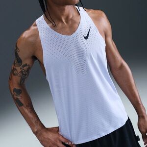 Nike Men's aeroswift dri-fit singlet ghost  Performance Tank Top size large